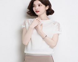 輕薄鏤空針織衫