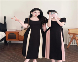 法式顯瘦連衣裙