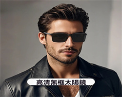 高清無框太陽鏡
